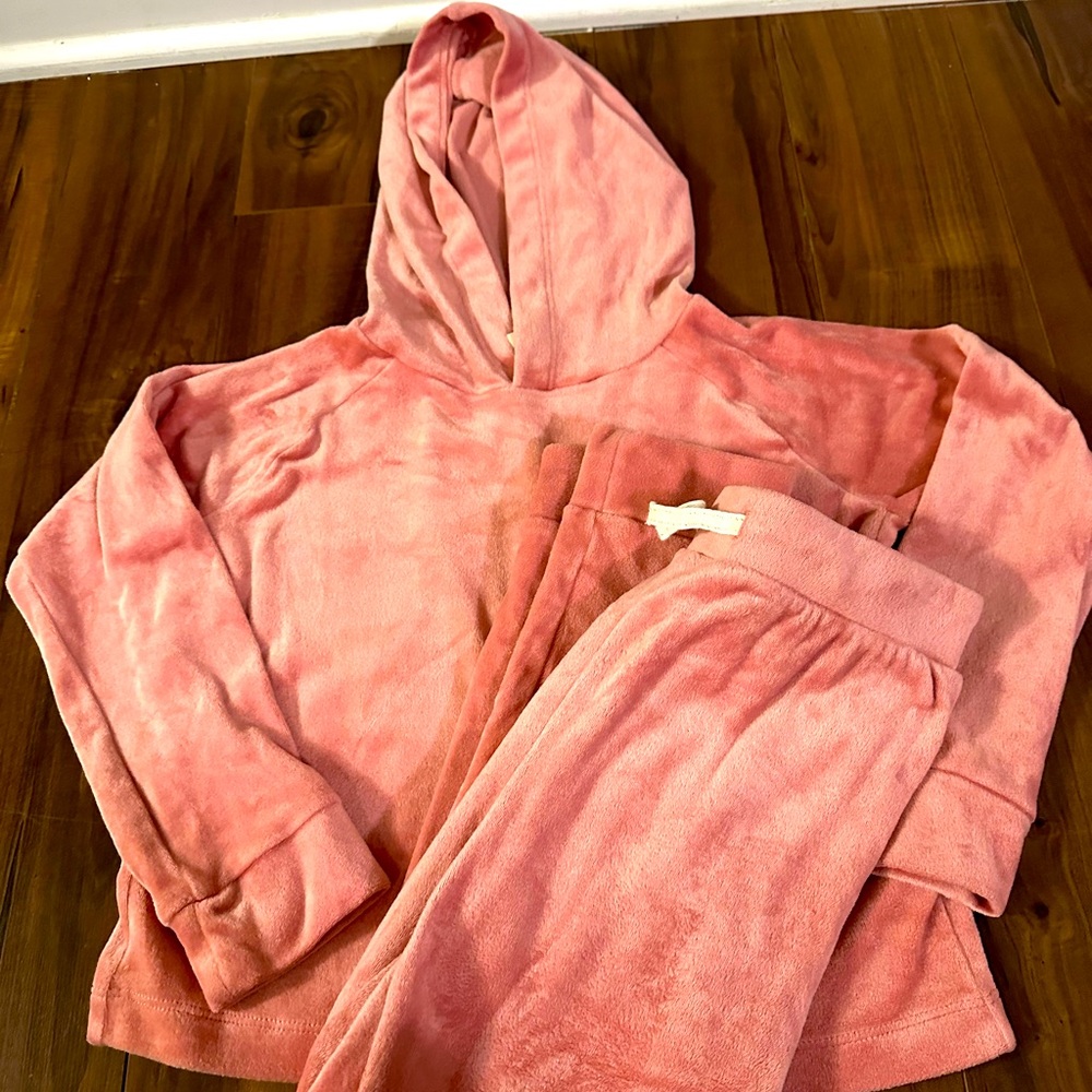Brushed velvet jogger set for girls from Jcrew/crewcut